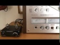 Testing and connecting  a FX  TUBE-01 6J1  tube preamp  to a AKAI GX-646 Reel to Reel R2R