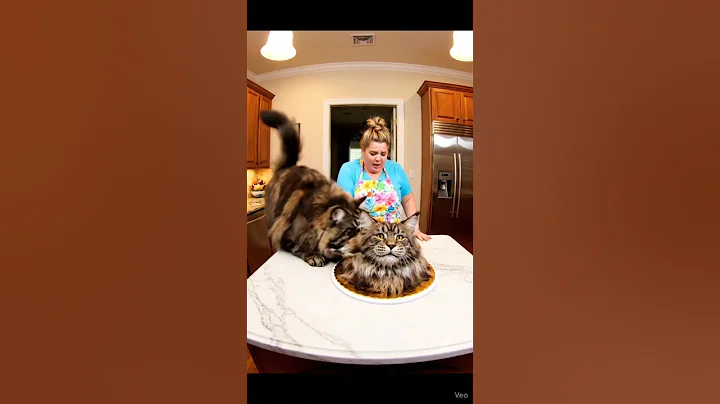 Video 11604071: maine coon cat funny, cute maine coon cat