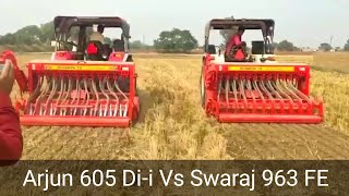 Swaraj 963 Vs Arjun 605 And Swaraj 855 with Super Seeder। Konsa Tractor Best h dekho