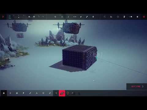 Besiege: Giant Shrapnel bomb VS Duke's Freighters