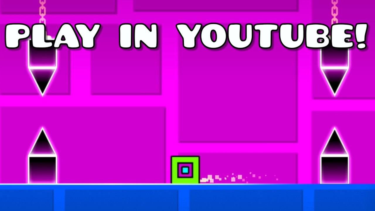This Geometry Dash Level is Playable in YouTube! - YouTube