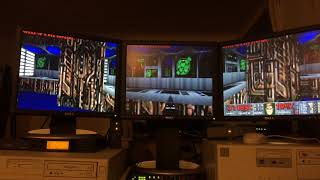 A quick demo or "3 Screen mode" up and running. Versions of Vanilla...