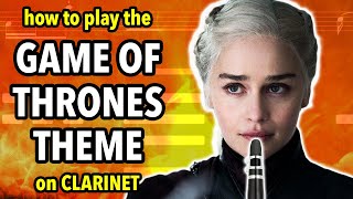 How to play the House of the Dragon Theme on Clarinet | Clarified screenshot 4