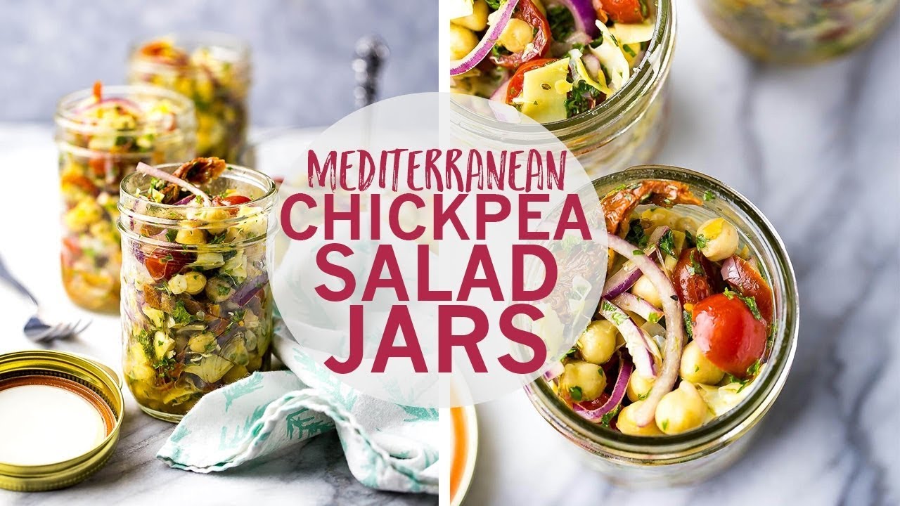 15-Minute Mediterranean Chickpea Salad - The Girl on Bloor