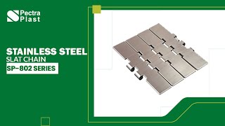 Stainless Steel Slat chain SP-802 series | Spectra Plast