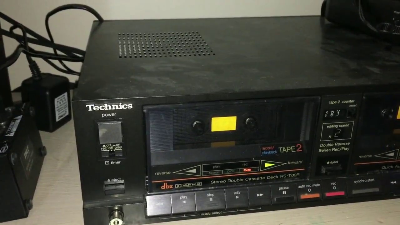 Nerding Out For Music Sounds: Technics RS-T80R cassette deck