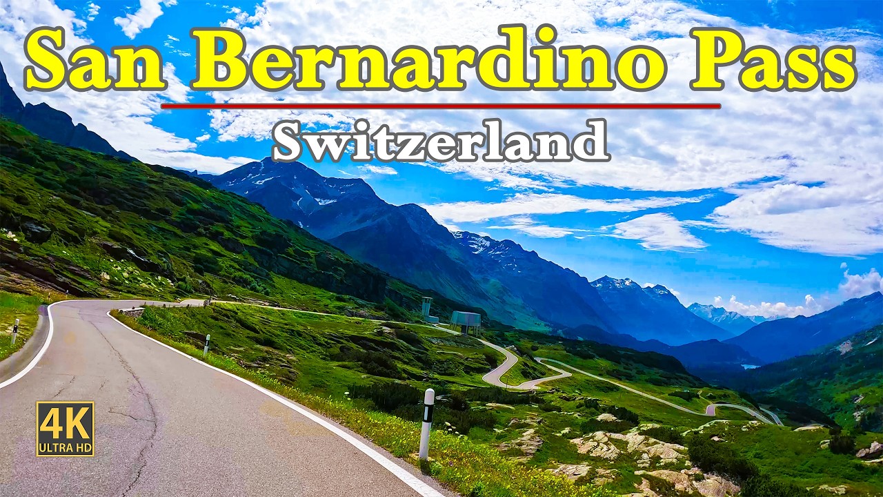 San Bernardino Pass In Switzerland 🇨🇭 | Scenic Road Trip In Stunning 4K | POV Driving