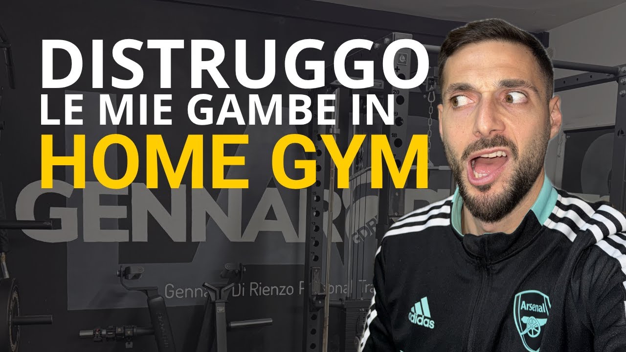 La mia Home Gym non perdona: GAMBE distrutte 💥