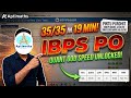 35/35 in 19 Minutes! ⚡ IBPS PO Live Mock Quant God Speed Unlocked! 🔥 |OLIVEBOARD Live mock