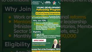 Govt of Pakistan Initiative|Youth Development fellowship| #hiringnow #internships #jobs #allpakjobs