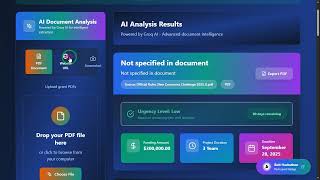 Grant Analyzer Pro  - Bolt Hackathon