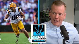 LSU TE Mason Taylor changes direction at 'receiver-type level' | Chris Simms Unbuttoned | NFL on NBC