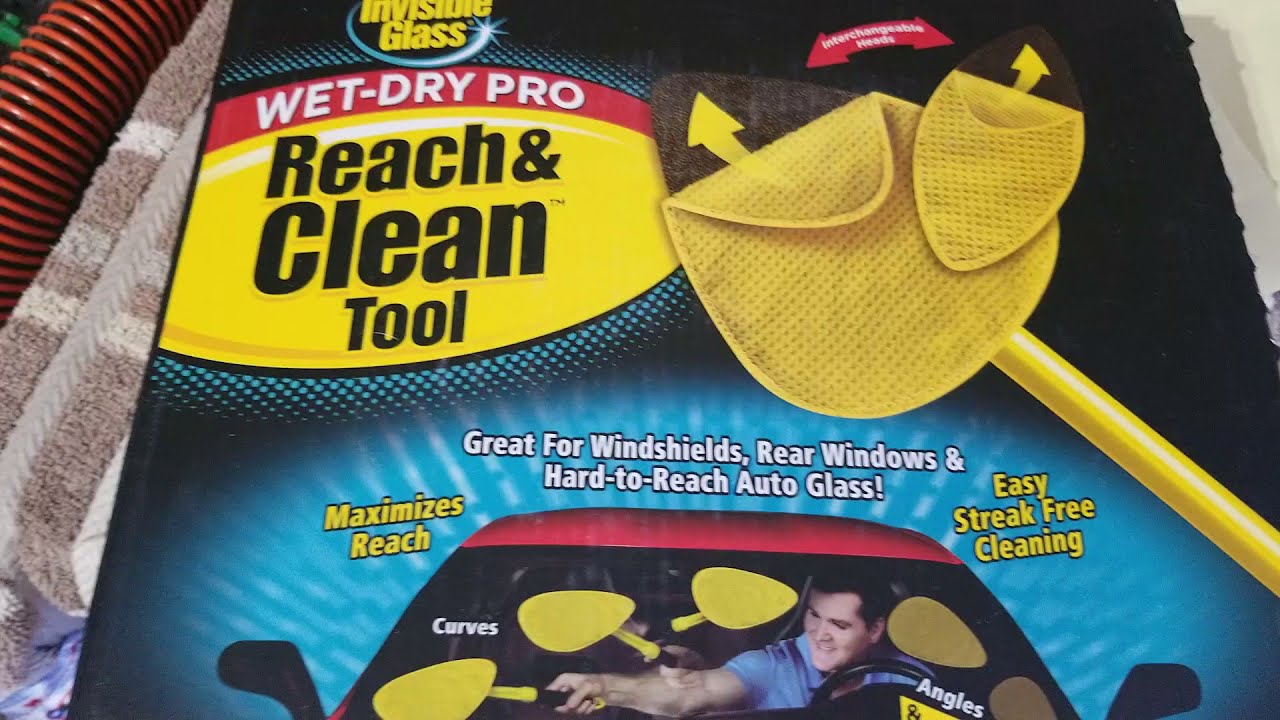 Invisible Glass wet-Dry pro reach tool