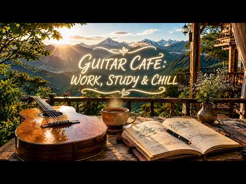 Morning Bliss ☕ Relaxing Acoustic Guitar for a Peaceful Mountain Cafe