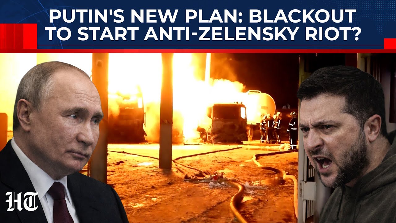 Putin's New Plan: Sparking Anti-Zelensky Riots To Destabilise Ukraine Via Freezing Blackouts?|Russia