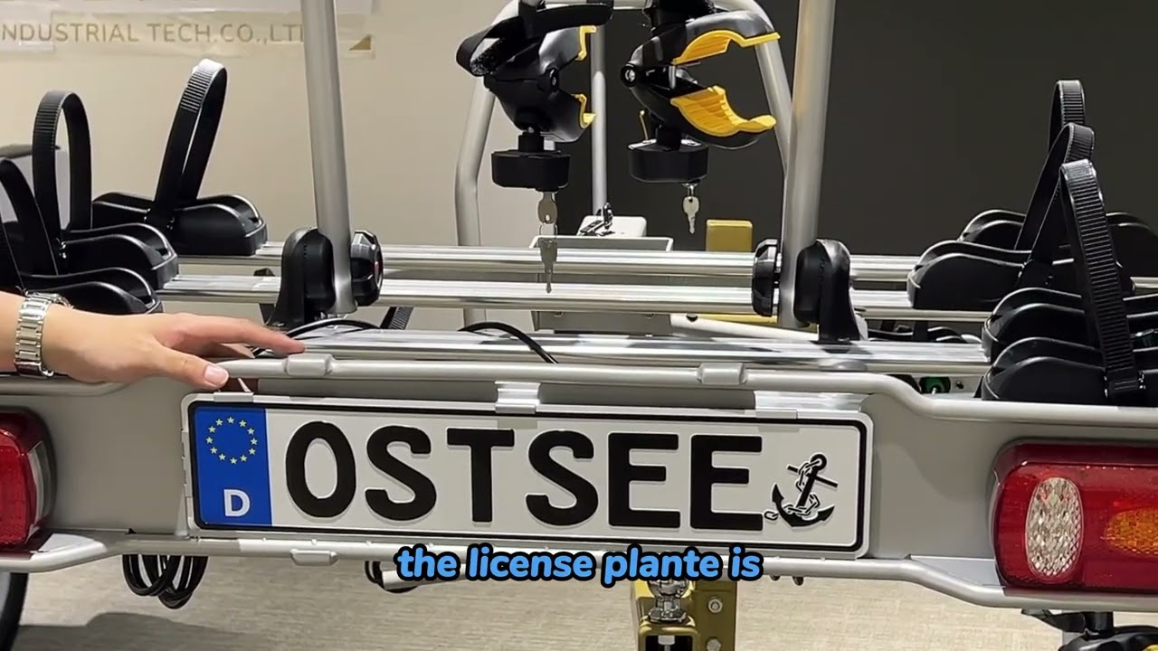 Tow-Ball Bike Rack For 4 Bikes