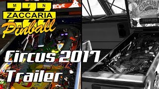 Zaccaria Pinball - Circus 2017 Trailer