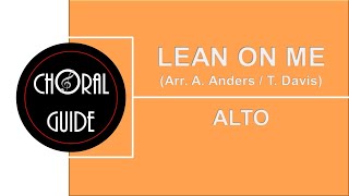 Lean On Me - ALTO