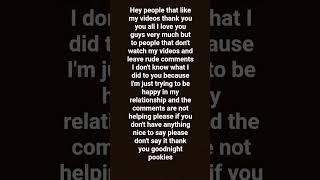 please stop being rude and leaving comments that my feelings