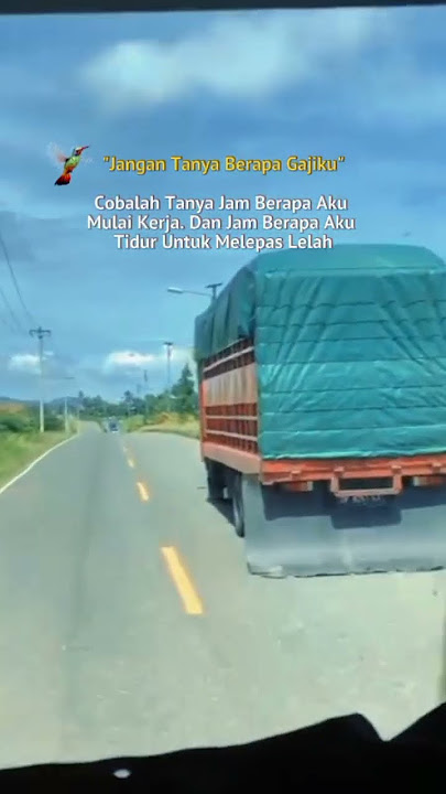 Jangan tanya gajiku, tapi coba resikonya. #fyp #supirlintas #lintassulawesi