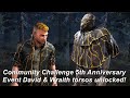 Dead By Daylight| David &amp; Wraith 5th anniversary torso cosmetics unlocked! A couple of golden bros!