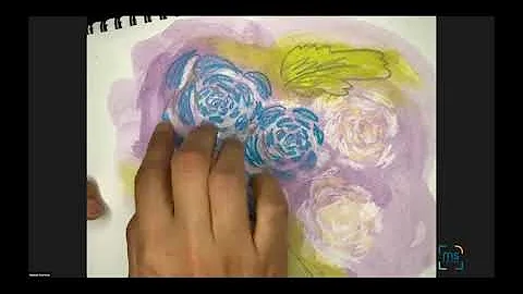 Art Therapy with Hannah Garrison: Crayon Roses