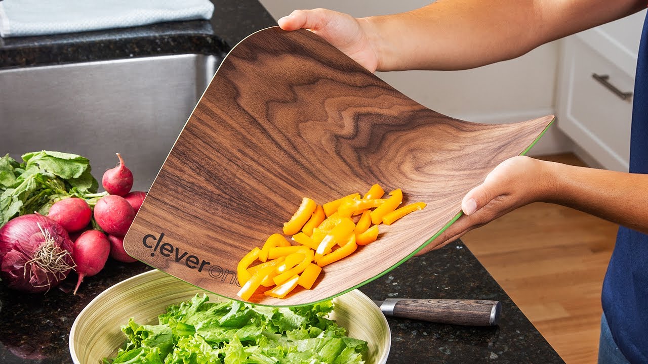 woodNflex Flexible Hardwood Cutting Boards For The Kitchen – CleverOne  Brands