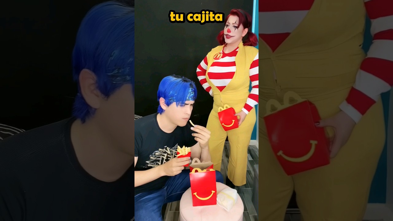 McDonald VS NOVIO🍔 #cosplay