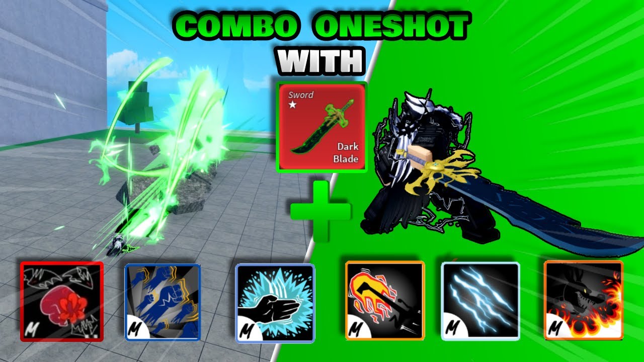 DARK BLADE REWORK Combo One Shot With All Melee