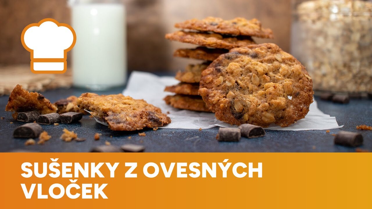 Sušenky z ovesných vloček: Křehká a jednoduchá snídaně i sytá lahodná svačinka.