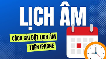 Cài lịch âm trên widget iPhone (iOS 14) không cần cài app thứ 3