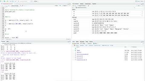 Demo - Matrix and Lists in R