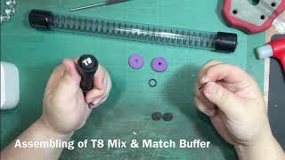 T8 Mix & Match Buffer set (for TM MWS AR) Assembling Tips #airsoft #t8 #mws #spsystem #Bufferset