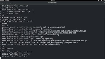 Ansible Runner APB demonstration of Dependencies