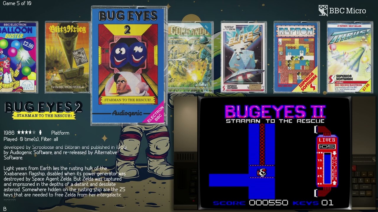 AttractMode/CORE Type R Systems: BBC Microcomputer