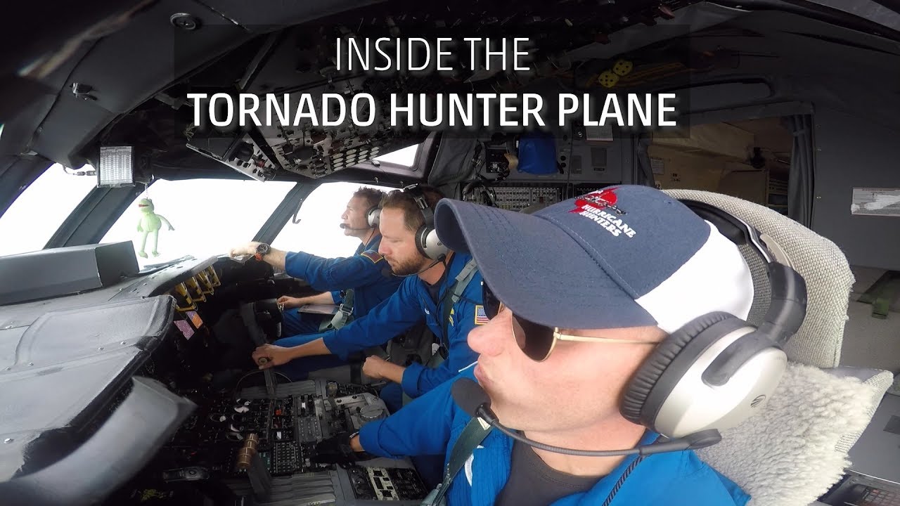 Inside The Tornado Hunter Plane