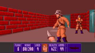[DOS]Wolfenstein 3D - E1M8 - IMDI PS 100%