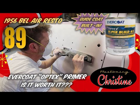 E89  Evercoat "Optex" Polyester Primer RESULTS! 1956 Chevy Bel Air Restoration