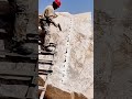 How to Split a Giant Stone with Just a Hammer! #shorts