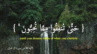 لن تنالوا البر حتى تنفقوا مما تحبون وما تنفقوا من شيء فإن الله به عليم- احمد العجمى - التفسير بالوصف