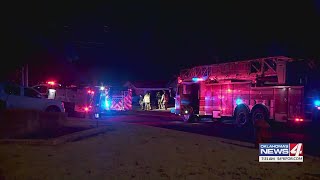 House fire at SW 76th Street and South Villa House fire at SW 76th Street and South Villa