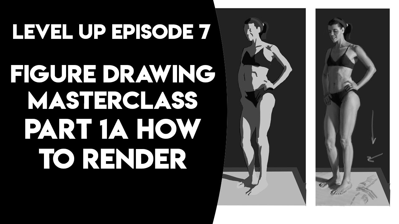 How To Render Part 1 - Figure Drawing Master Class - YouTube