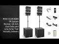 RECK CLUB-8000 PA System Review: 18-Inch Dual Subs and Line Array That Actually Delivers