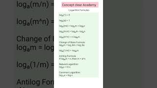 Logarithm Tricks You Must Know 🚀 #mathsshorts #viralshorts #maths #gk #studynotes #motivationstudy