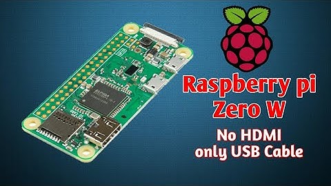 Raspberry Pi Zero W or Zero Tutorial using USB cable without HDMI | Getting started with Rsp pi
