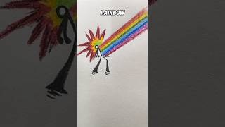 how to Draw Stickman with ( Money, Rubber, Rainbow, moon, balloon, rocket, black hole, cyborg)