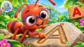ABC Song for Kids 🍎 A for Apple, B for Ball, C for Cat! 🐱 | Fun Alphabet Learning Cartoon #abcsong