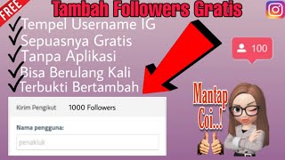 GRATIS SEPUASNYA!! CARA MENAMBAH FOLLOWERS INSTAGRAM AKTIF AUTO JADI SELEBGRAM screenshot 4