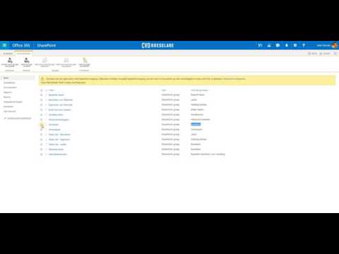 SharePoint - Documentenbibliotheek machtigingen wijzigen