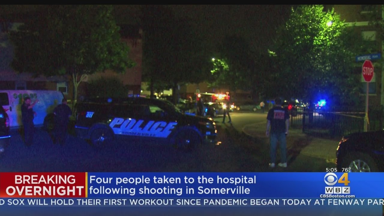 Four People Taken To Hospital After Somerville Shooting - YouTube